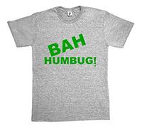 Fancy A Snuggle Bah Humbug! Scrooge Grinch Grumpy Anti-Christmas Mens T-Shirt Large Heather Grey