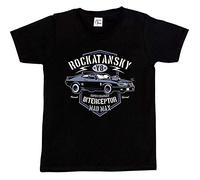 Fancy A Snuggle Boys Rockatansky Mad Max Car T-Shirt Black 5-6 Years
