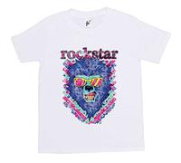 Fancy A Snuggle Cap Wearing Funky Sunglasses Cool Gorilla Grinning Kids Boys T-Shirt White 7-8 Year Old