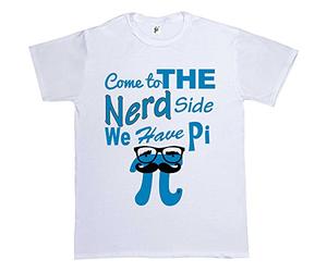 Fancy A Snuggle Come to The Nerd Side We Have Pie Mens T-Shirt XXX-Large White