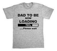 Fancy A Snuggle Dad to Be Now Loading New Born Daddy to Be Mens T-Shirt Large Heather Grey