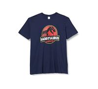Fancy A Snuggle Daddysauras Dad Fathers Day T-Rex Old Dinosaur Mens T-Shirt Large Navy