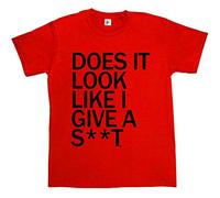 Fancy A Snuggle Does It Look Like I Give A S**T Funny Red Mens Cotton Short Sleeve T-Shirt Size XXXL 3XL Great for Father's Day Dad T-Shirt Brother Uncle Friend Joke