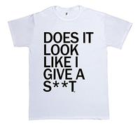 Fancy A Snuggle Does It Look Like I Give A S**T Funny White Mens Cotton Short Sleeve T-Shirt Size XXXL 3XL Great for Father's Day Dad T-Shirt Brother Uncle Friend Joke