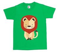 Fancy A Snuggle Geometric King of The Jungle Lion with Mane Kids Boys/Girls T-Shirt