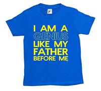 Fancy A Snuggle I Am A Genius Like My Father Before Me Funny Kids Boys/Girls T-Shirt