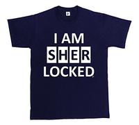 Fancy A Snuggle I Am Sherlocked Funny Geek Nerd T-Shirt Mens T-Shirt Large Navy