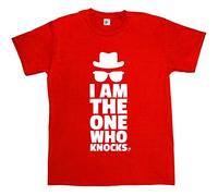 Fancy A Snuggle I Am The One Who Knocks Bad Walter Break White Breaking Mens T-Shirt XXX-Large Red
