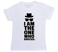 Fancy A Snuggle I Am The One Who Knocks Bad Walter Break White Breaking Womens Boyfriend Fit T-Shirt White Small