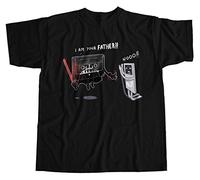 Fancy A Snuggle I Am Your Father Cassette iPod Mens T-Shirt Black X-Large