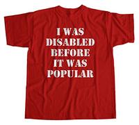 Fancy A Snuggle I was Disabled Before It was Popular Mens T-Shirt Red XXX-Large