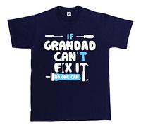 Fancy A Snuggle If Grandad Can't Fix It No One Can Mens T-Shirt X-Large Navy