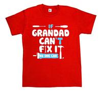 Fancy A Snuggle If Grandad Can't Fix It No One Can Mens T-Shirt XX-Large Red