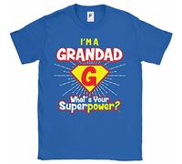 Fancy A Snuggle I'm A Grandad - What's Your Superpower? Mens T-Shirt X-Large Royal Blue
