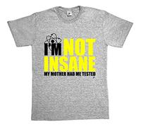 Fancy A Snuggle I'm Not Insane My Mother Had Me Tested Geek Humour Mens T-Shirt X-Large Heather Grey
