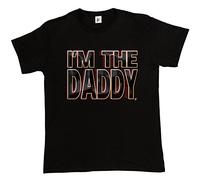 Fancy A Snuggle I'm The Daddy Black Mens Cotton Short Sleeve T-Shirt Size L