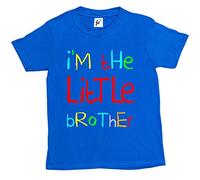 Fancy A Snuggle I'm The Little Brother Kids Boys T-Shirt Royal Blue