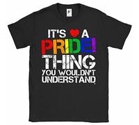 Fancy A Snuggle It's A Pride Thing You Wouldn't Understand LGBT Mens T-Shirt Large Black