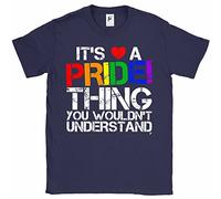 Fancy A Snuggle It's A Pride Thing You Wouldn't Understand LGBT Mens T-Shirt X-Large Navy