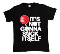 Fancy A Snuggle It's Not Gonna Suck Itself - Lollipop Innuendo Mens T-Shirt