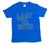 Fancy A Snuggle May The 4th/Fourth Be with You US Independence Day Kids Boys/Girls T-Shirt Royal Blue 12-14 Year Old