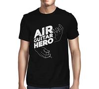 Fancy A Snuggle Mens Air Guitar Hero T-Shirt Black XXXX-Large