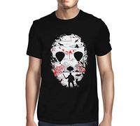 Fancy A Snuggle Mens Camp Crystal Lake Horror Tribute T-Shirt Black X-Large