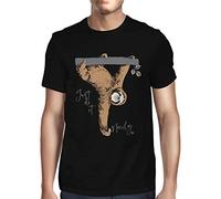 Fancy A Snuggle Mens Just do Things Slowly Sloth T-Shirt Black XX-Large