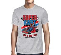 Fancy A Snuggle Mens Super Kart, This is How I roll T-Shirt Heather Grey X-Large