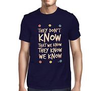 Fancy A Snuggle Mens They Don't Know T-Shirt Navy Blue XXXXX-Large