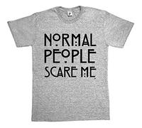 Fancy A Snuggle Normal People Scare Me American Horror Story Mens T-Shirt XX-Large
