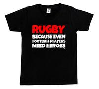 Fancy A Snuggle Rugby Because Even Football Players Need Heros Kids Boys/Girls T-Shirt Black 7-8 Year Old