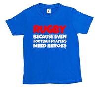 Fancy A Snuggle Rugby Because Even Football Players Need Heros Kids Boys/Girls T-Shirt Royal Blue 12-14 Year Old