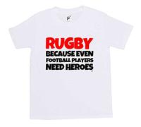 Fancy A Snuggle Rugby Because Even Football Players Need Heros Kids Boys/Girls T-Shirt White 9-11 Year Old