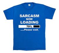 Fancy A Snuggle Sarcasm Now Loading Funny Joke Royal Blue Mens Cotton Short Sleeve T-Shirt Size L Great for Father's Day Dad T-Shirt Brother Uncle Friend Joke