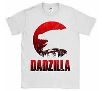 Fancy A Snuggle Scary Monster Dadzilla Mens T-Shirt Large White