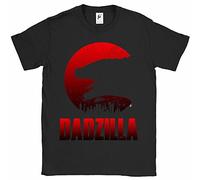 Fancy A Snuggle Scary Monster Dadzilla Mens T-Shirt X-Large Black