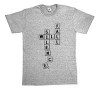 Fancy A Snuggle Silence Will Fall Scrabble Counters Mens T-Shirt XXX-Large Heather Grey