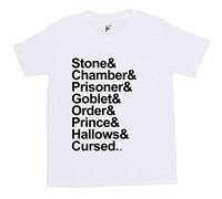 Fancy A Snuggle Stone Chamber Prisoner Goblet Order Prince Hallows Cursed Kids Boys/Girls T-Shirt White 12-14 Year Old