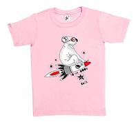 Fancy A Snuggle to The Moon & Back Koala On A Rocket Ship to Space Kids Boys/Girls T-Shirt Baby Pink 5-6 Year Old
