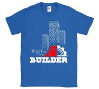 Fancy A Snuggle Trust Me I'm A Builder Hard Hat Construction Mens T-Shirt Royal Blue X-Large