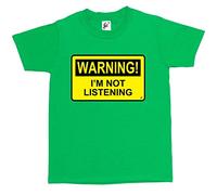 Fancy A Snuggle Warning I'm Not Listening Kids Boys/Girls T-Shirt