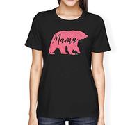 Fancy A Snuggle Womens Loose Fit Mama Bear T-Shirt Black XXXXX-Large