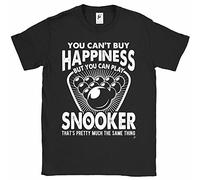 Fancy A Snuggle You Can't Buy Happiness But You Can Play Snooker Pretty Much Same Thing Mens T-Shirt XXXX-Large Black