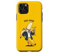 Fancy Banana Cartoon Suit and Cocktail Vibe Case for iPhone 11 Pro