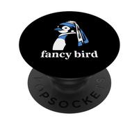 fancy bird Penguin Pearl Earring Funny Meme PopSockets Adhesive PopGrip