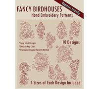 Fancy Birdhouses Hand Embroidery Patterns