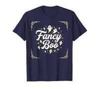 Fancy Boo: Boo-JEE Halloween Ghost Art for Spooky Style T-Shirt, Men, Navy, 6XL