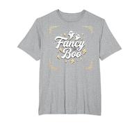 Fancy Boo: Boo-JEE Halloween Ghost Art for Spooky Style T-Shirt, Men's Big and Tall, Heather Grey, 3X Tall