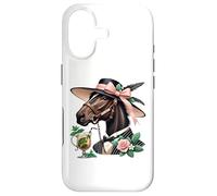 Fancy Derby Horse With Mint Julep and Roses Case for iPhone 17